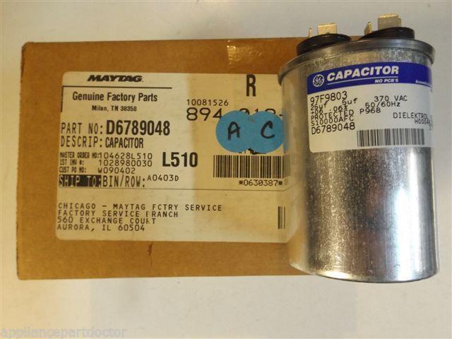 Maytag Amana Air Conditioner D6789048 Capacitor NEW IN BOX Maytag Amana Air Conditioner D6789048 Capacitor NEW IN BOX